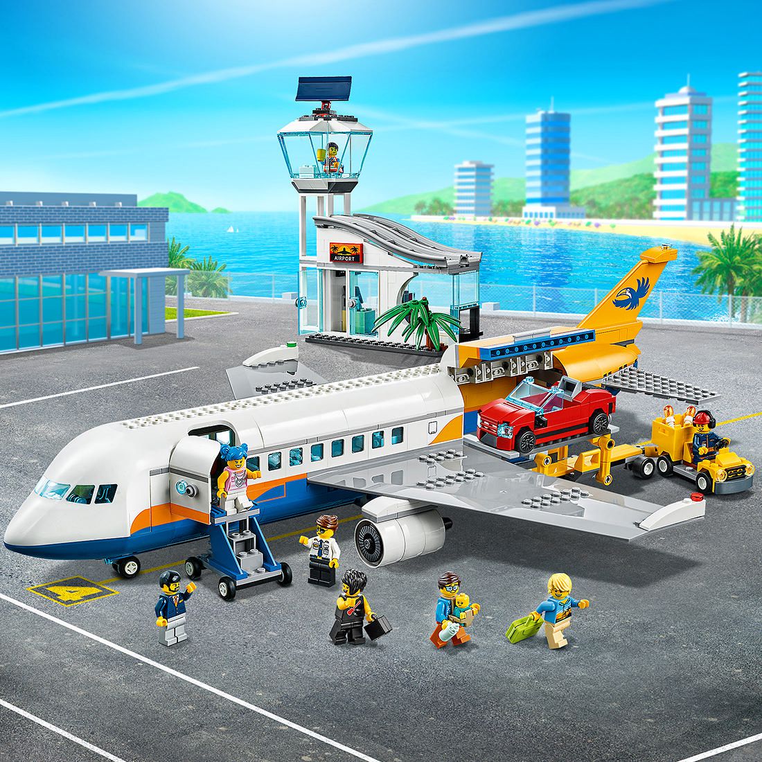 lego passenger airplane