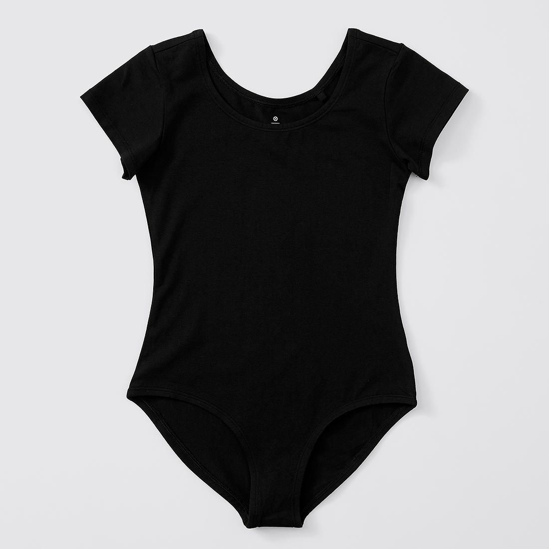 black dance bodysuit