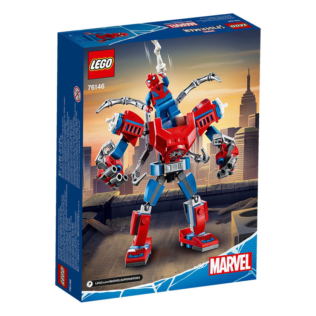 robot lego spiderman