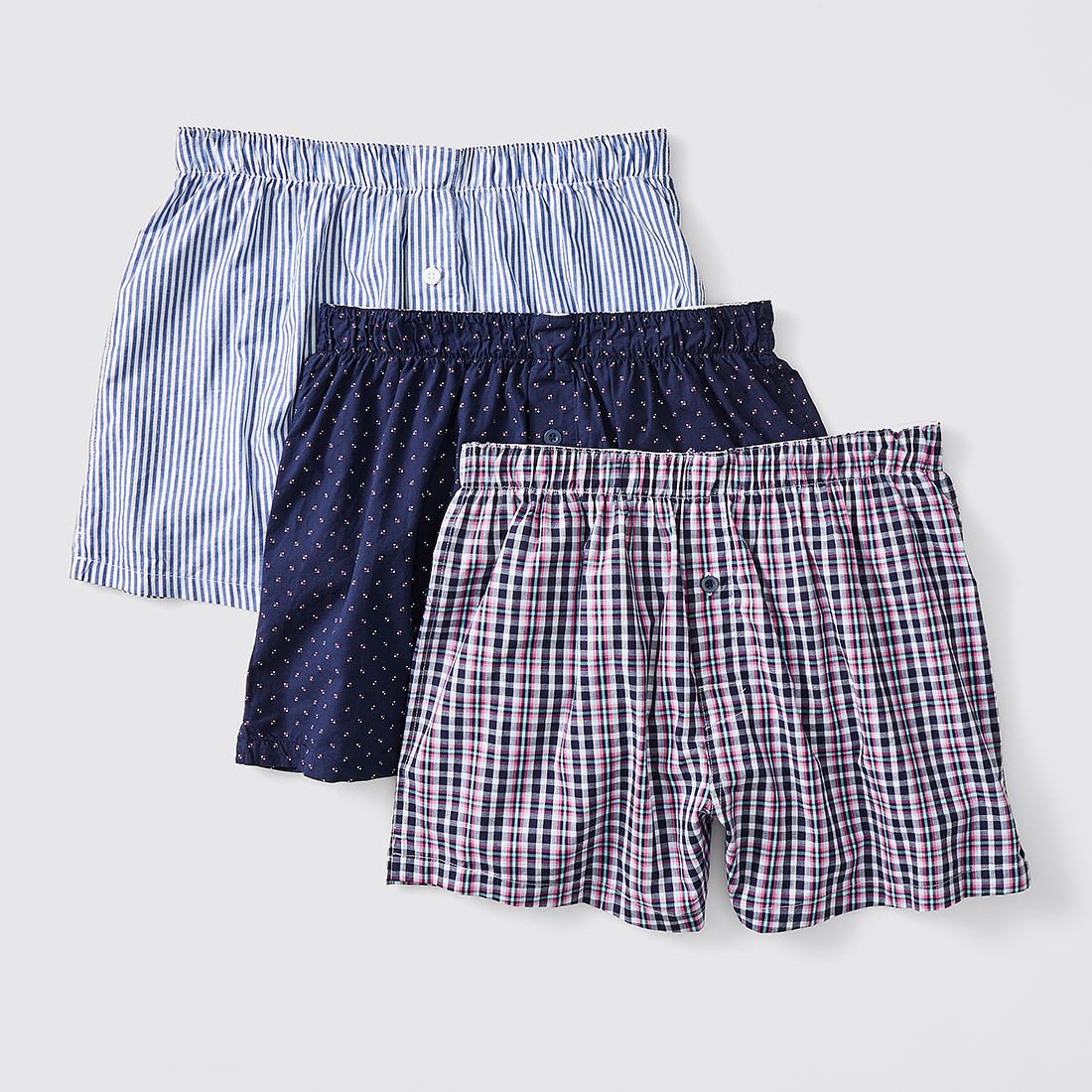 woven boxer shorts cotton