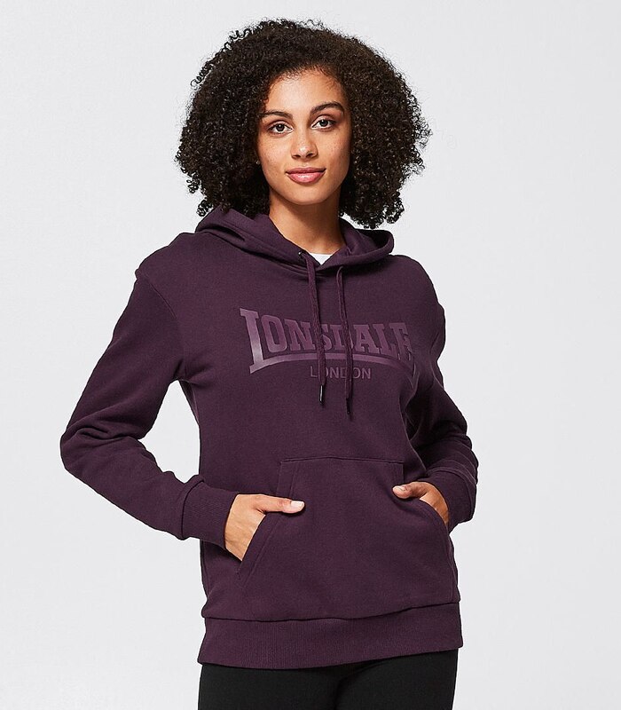 Lonsdale London Logo Hoodie - Burgundy | Target Australia