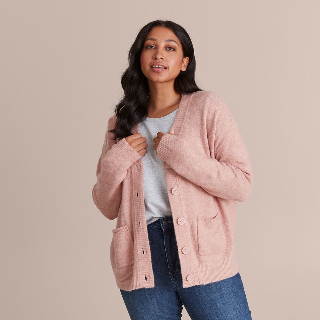 Curve Grandpa Cardigan | Target Australia