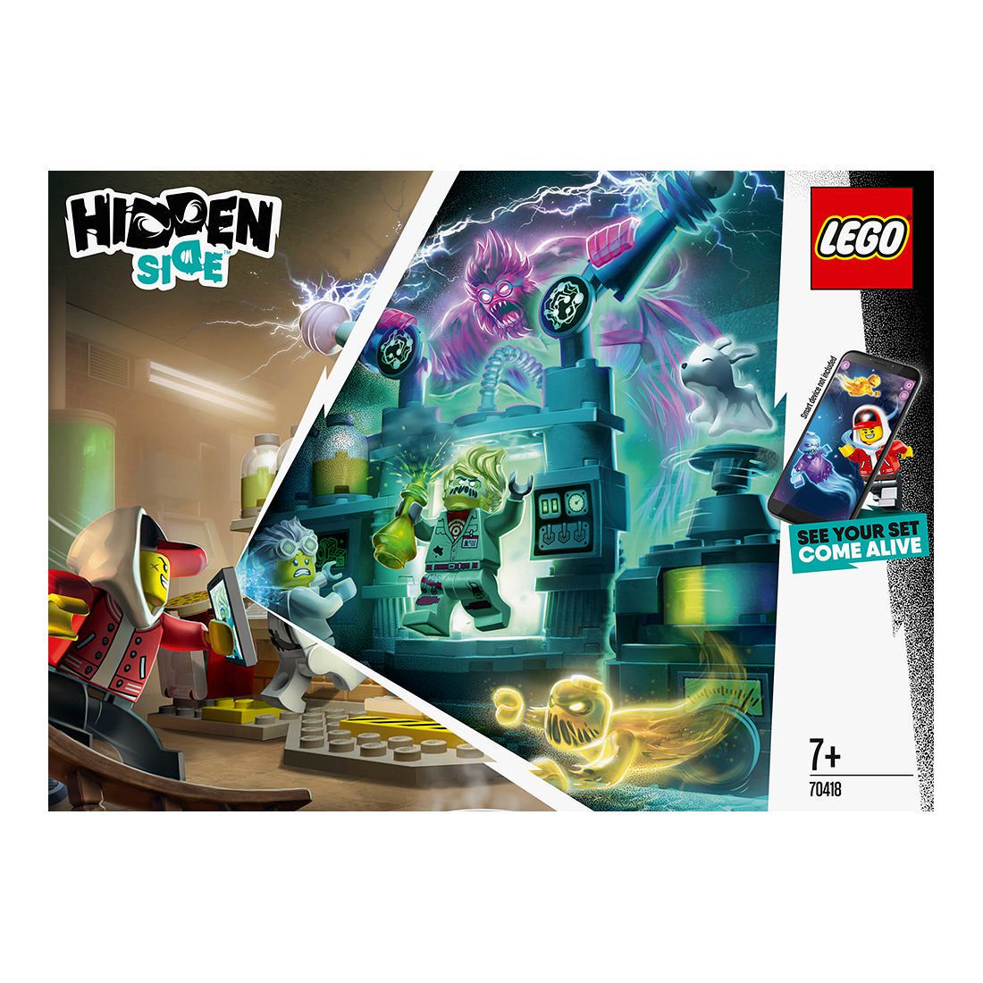 lego hidden side jb's ghost lab 70418