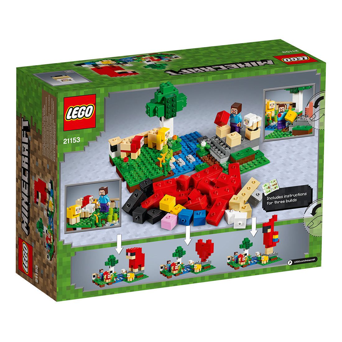 lego minecraft the sheep farm