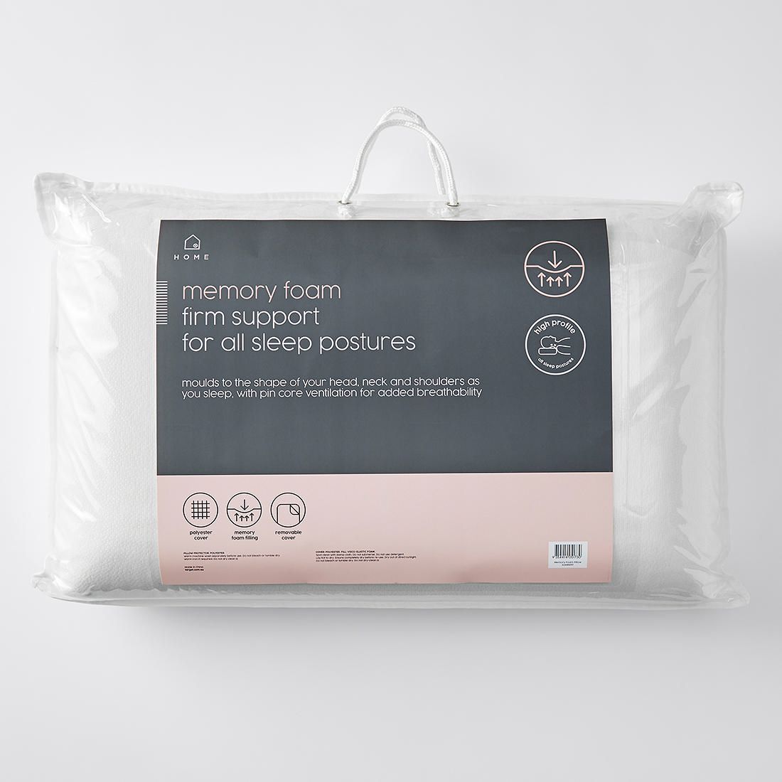 very firm memory foam pillow