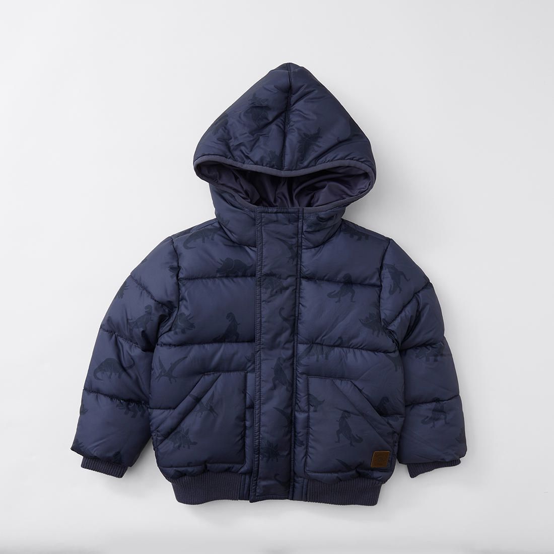 dinosaur puffer coat