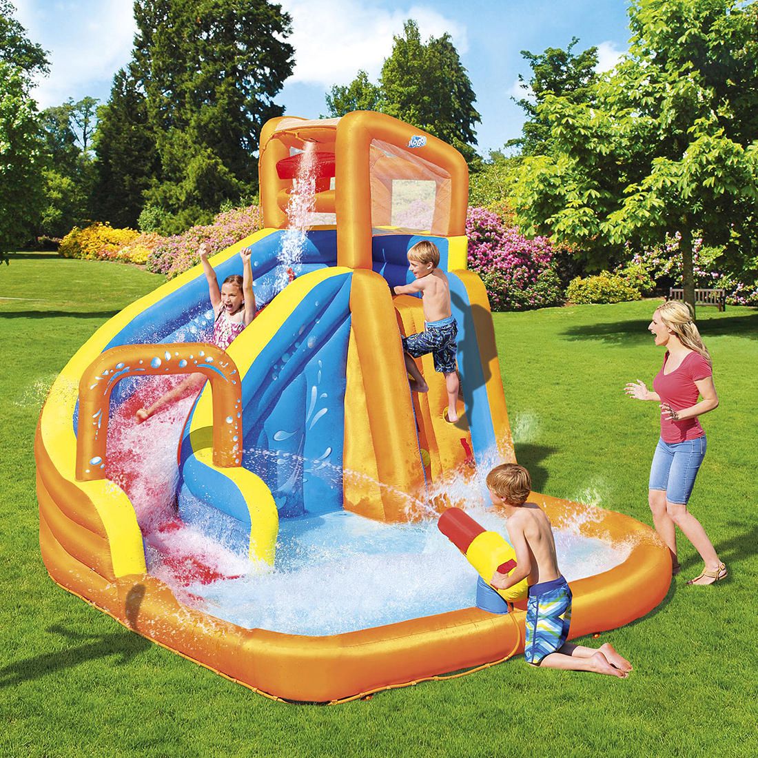 inflatable water slide target