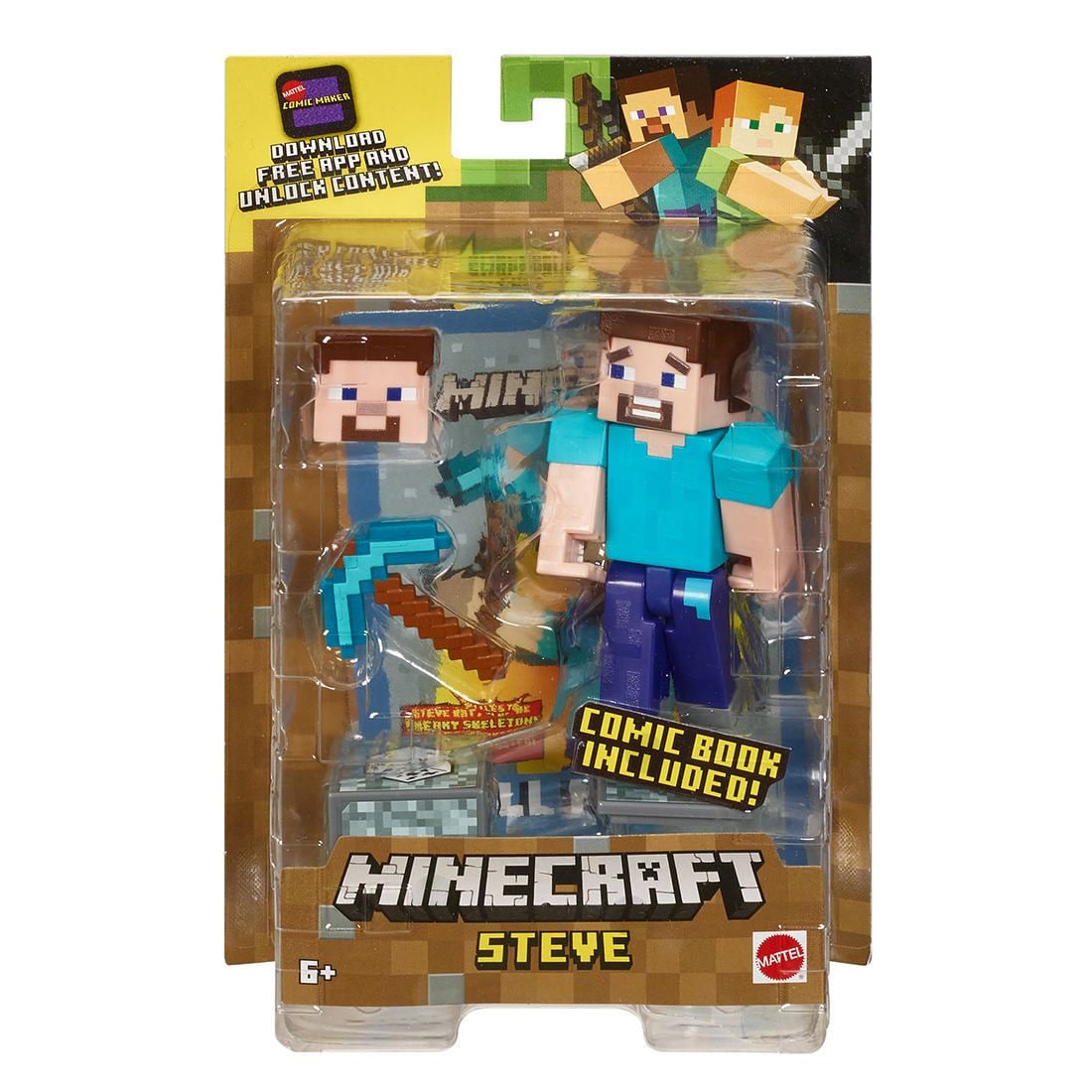 minecraft comic maker action figure