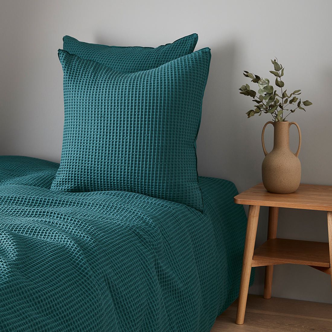 teal pillowcase