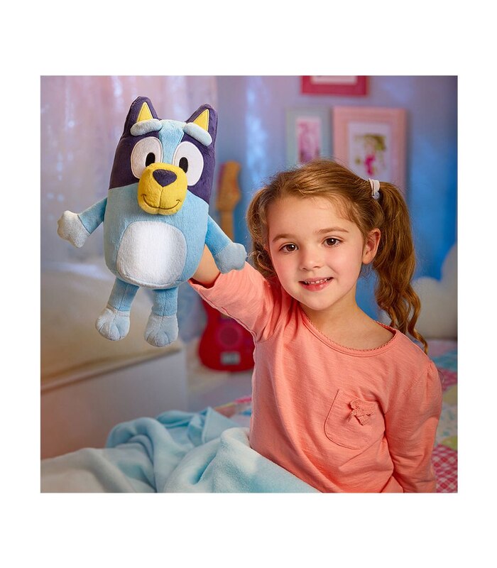 Bluey Kids Light Up Bedtime Pal Soft Toy Night Light By Goglow Target Australia