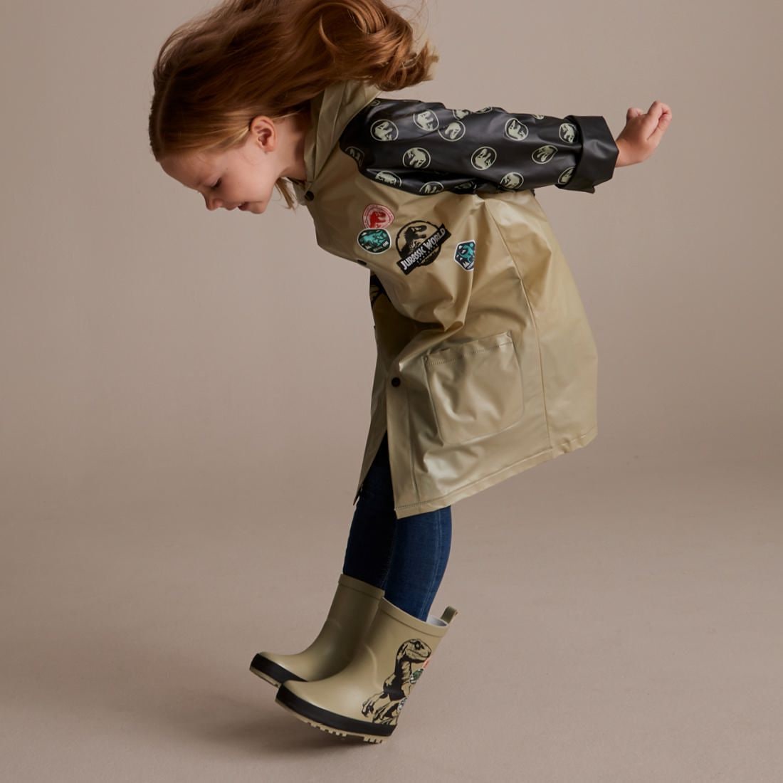 Kids Jurassic World Licensed Raincoat Target Australia