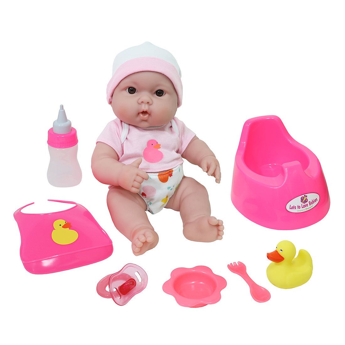 baby doll that drinks bottle