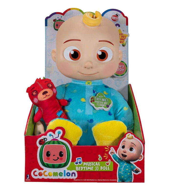 Cocomelon Musical Bedtime Jj Plush Doll Target Australia