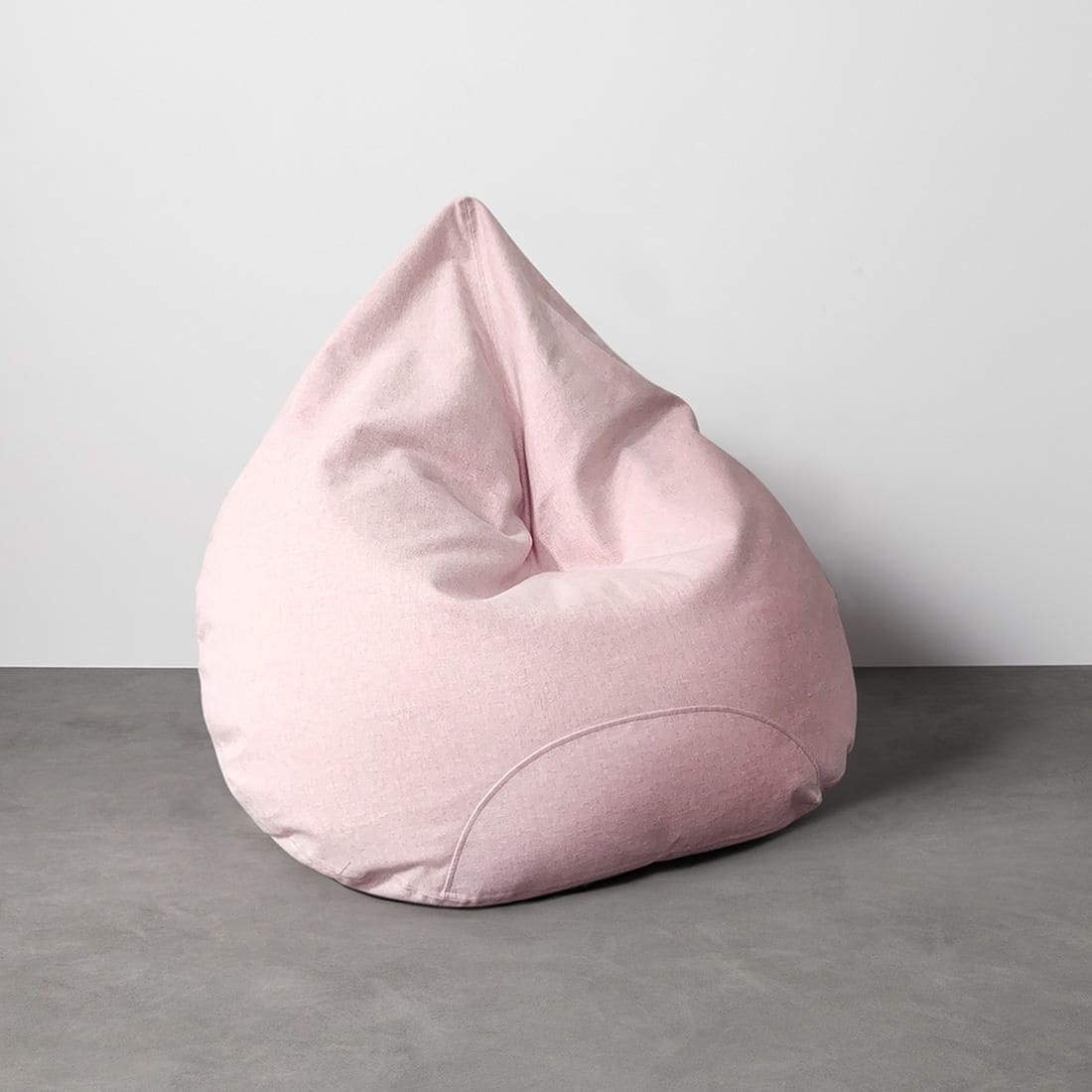 large pink bean bag