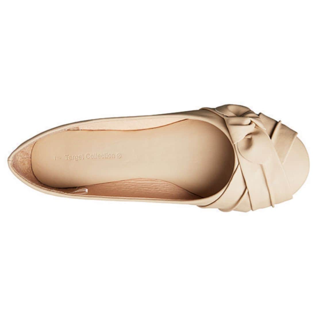 Beige flats target sales