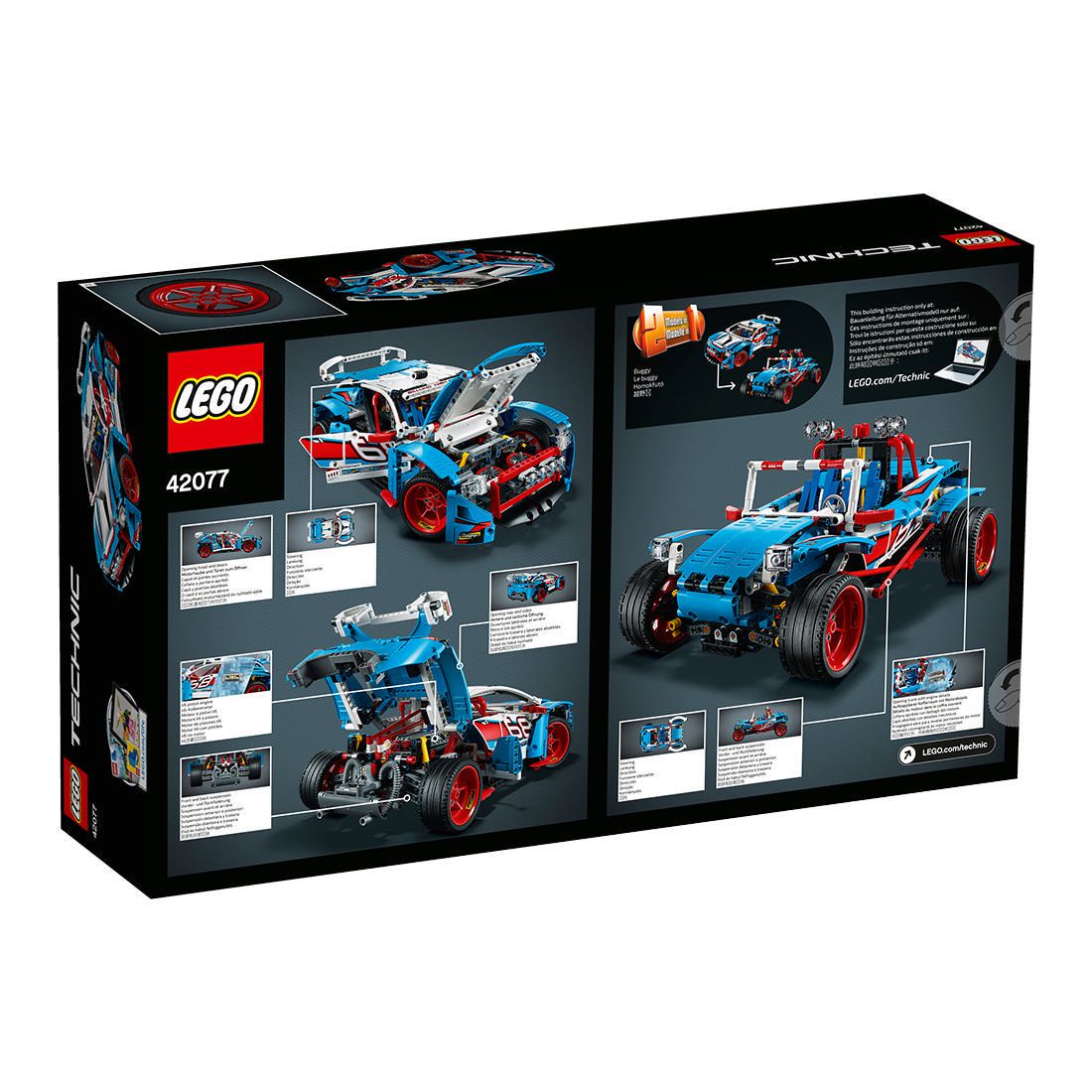 technic rally car 42077