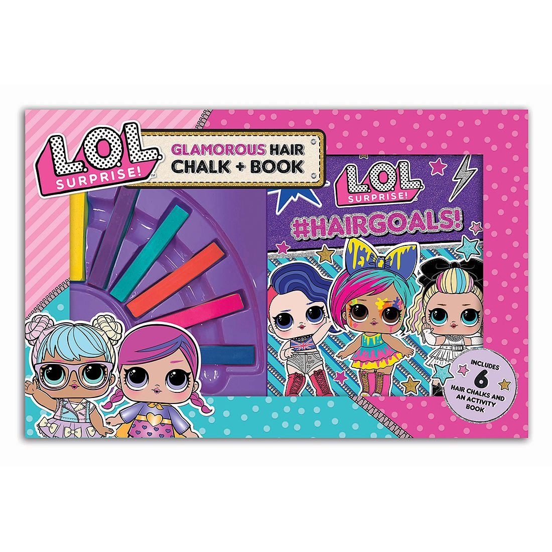 L O L Surprise Hair Chalk Book And Kit Target Australia