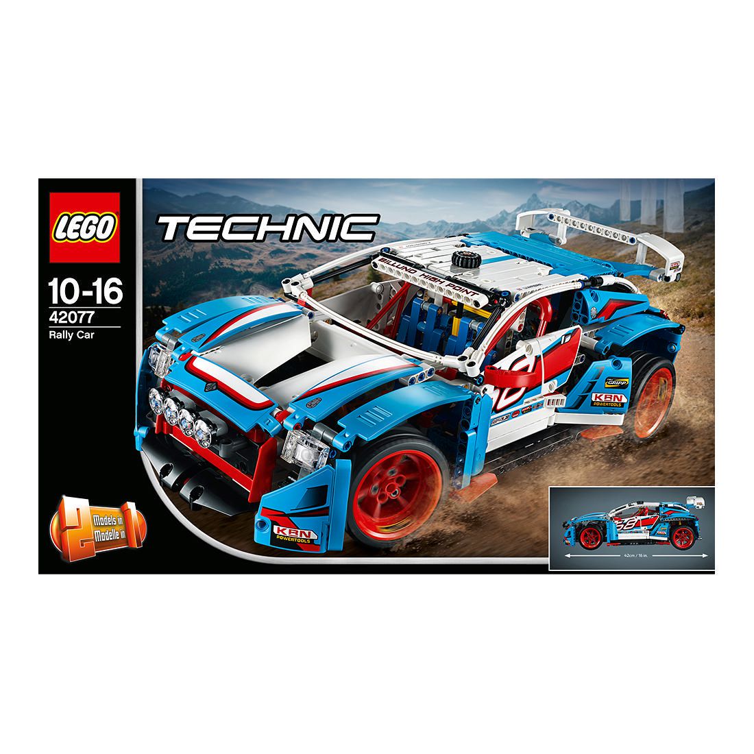 lego 42077 technic rally car toy