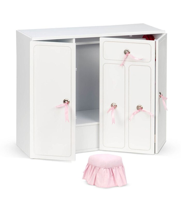 Our Generation Wooden Wardrobe Set Target Australia