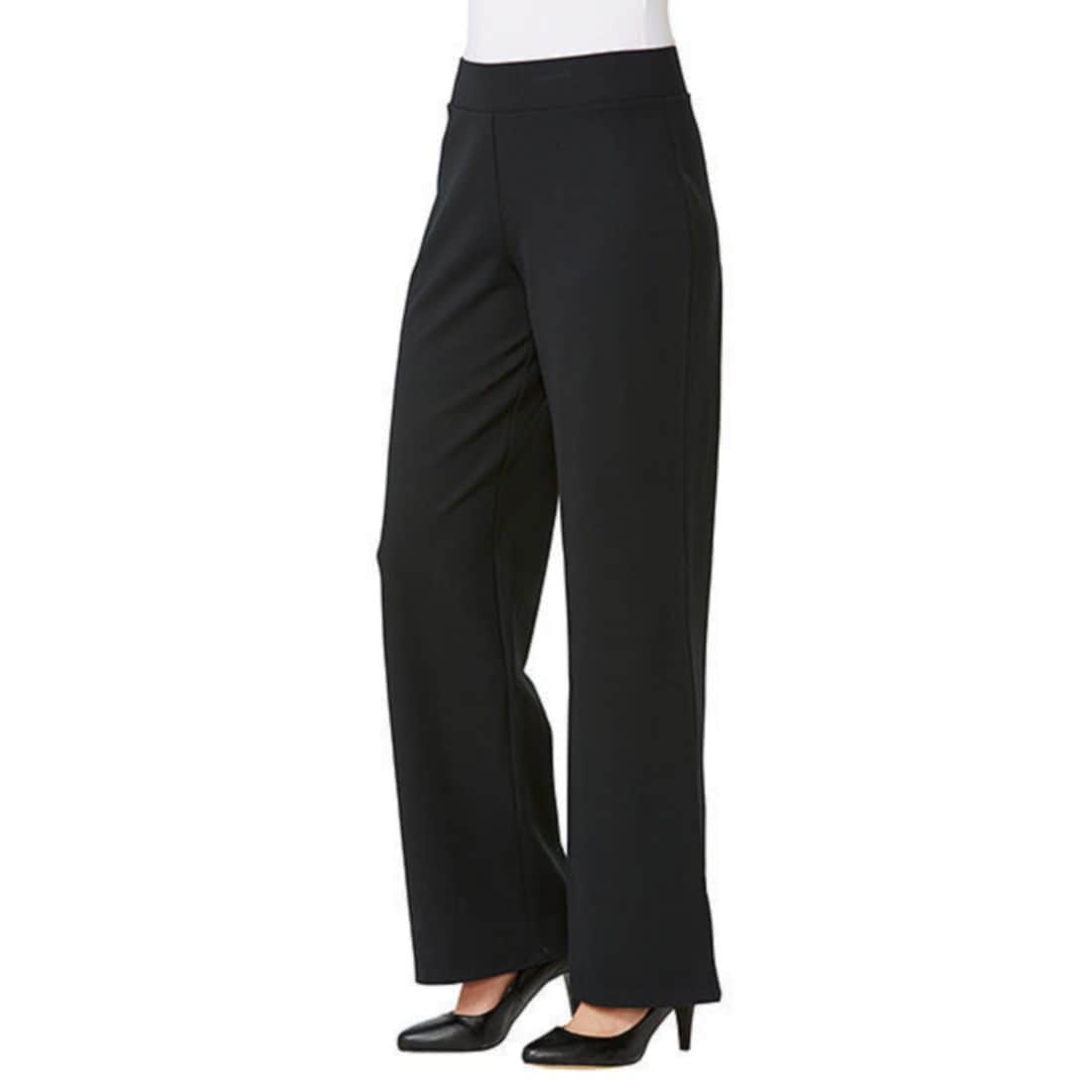 Ponte Wide Leg Pants - Short Length 