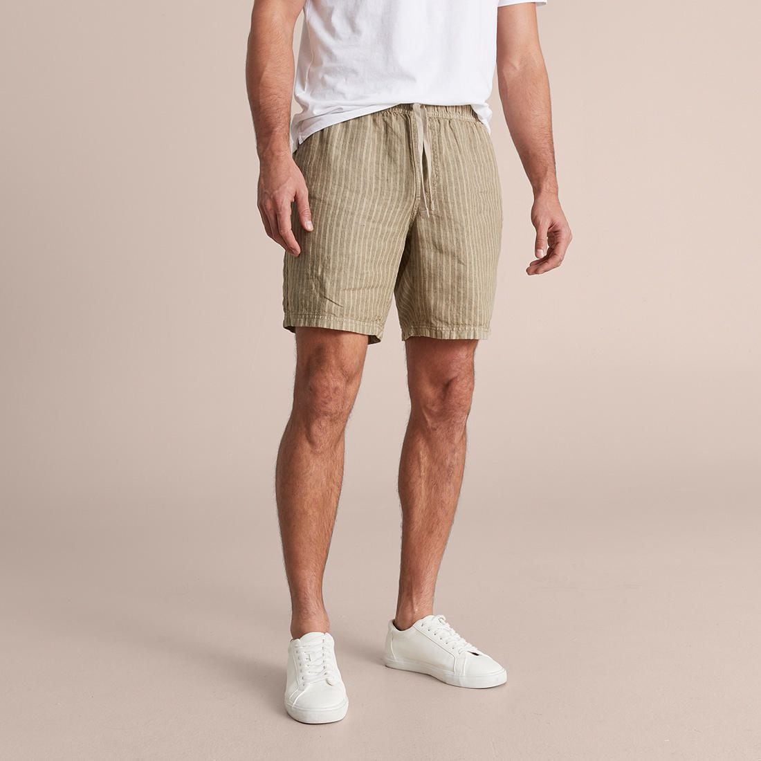 Striped Linen Shorts | Target Australia