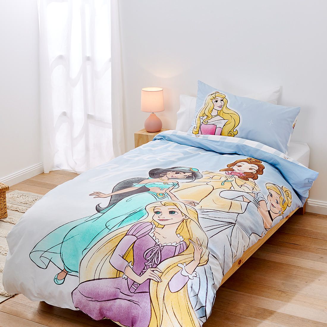 disney princess duvet cover single