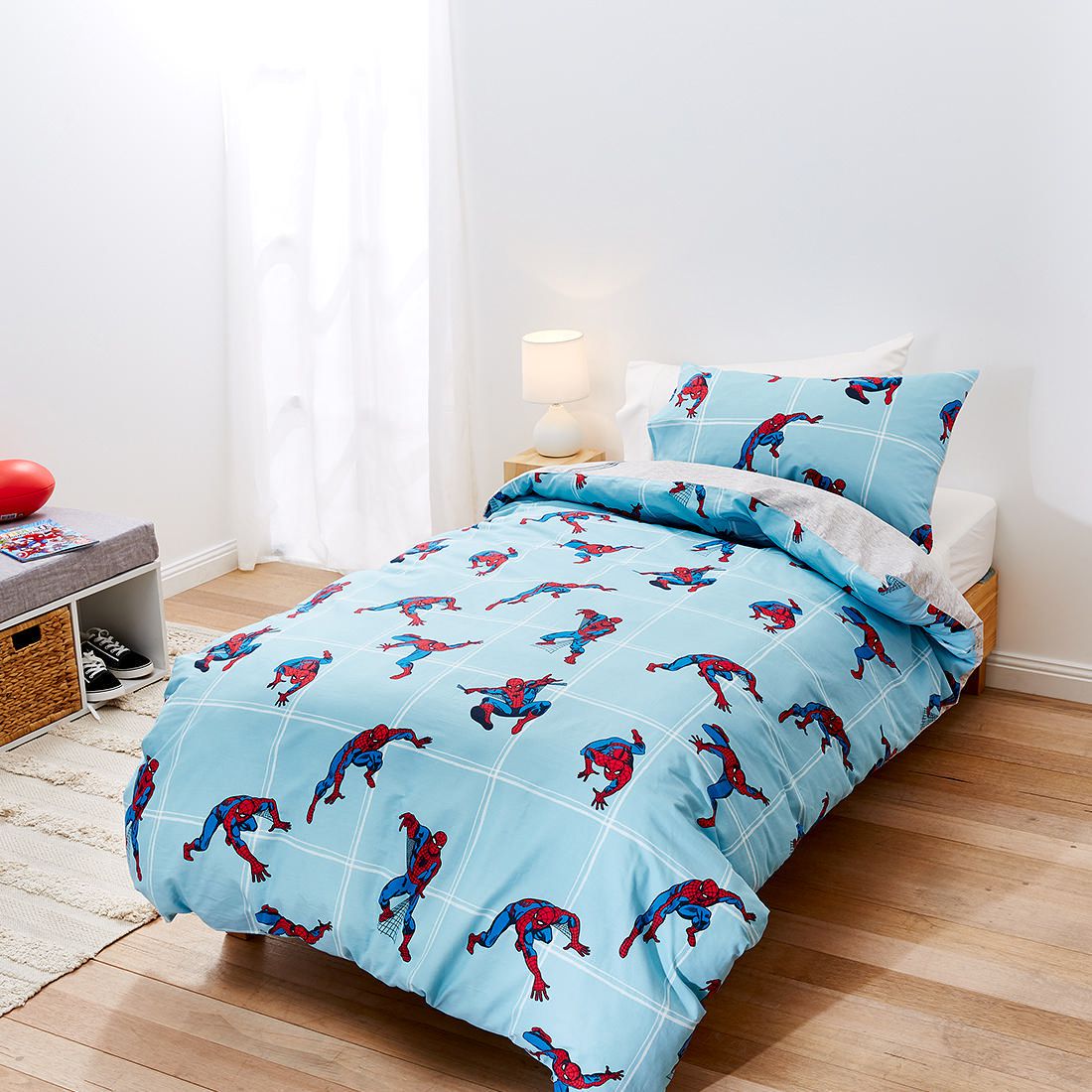 spiderman bed sheets single