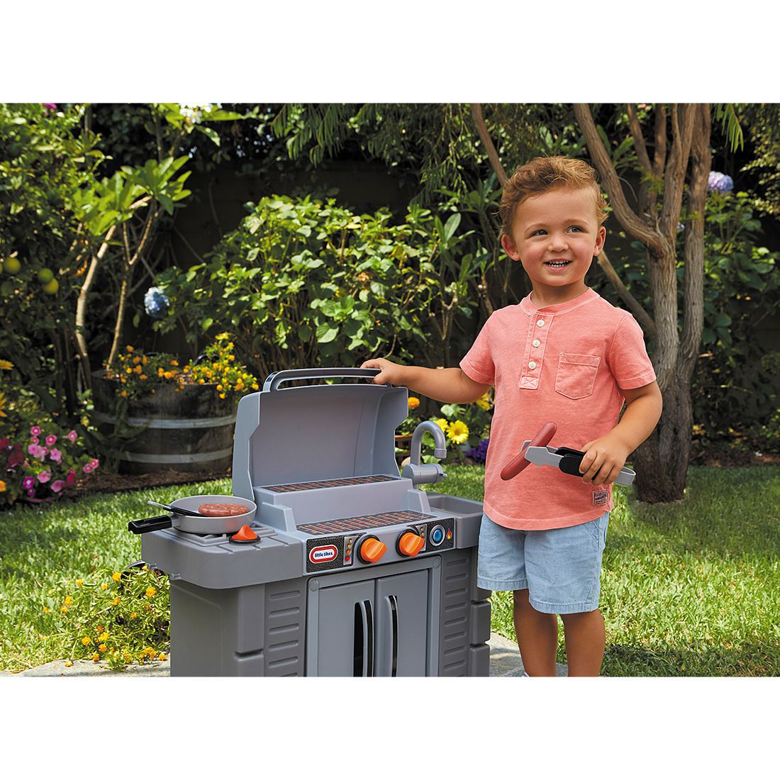 Little tikes cook n play outdoor bbq hot sale