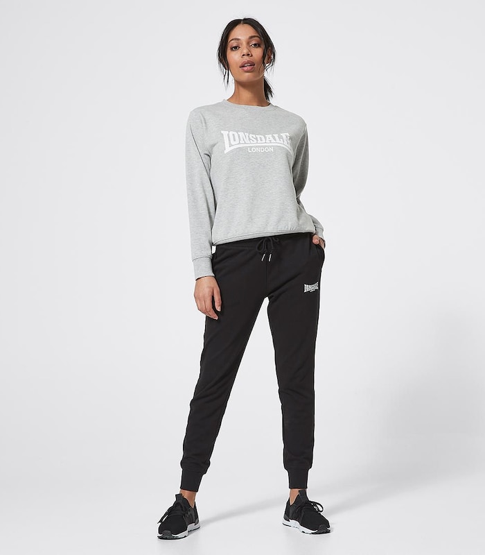 Lonsdale London Wellington Core Terry Jumper Grey Target Australia