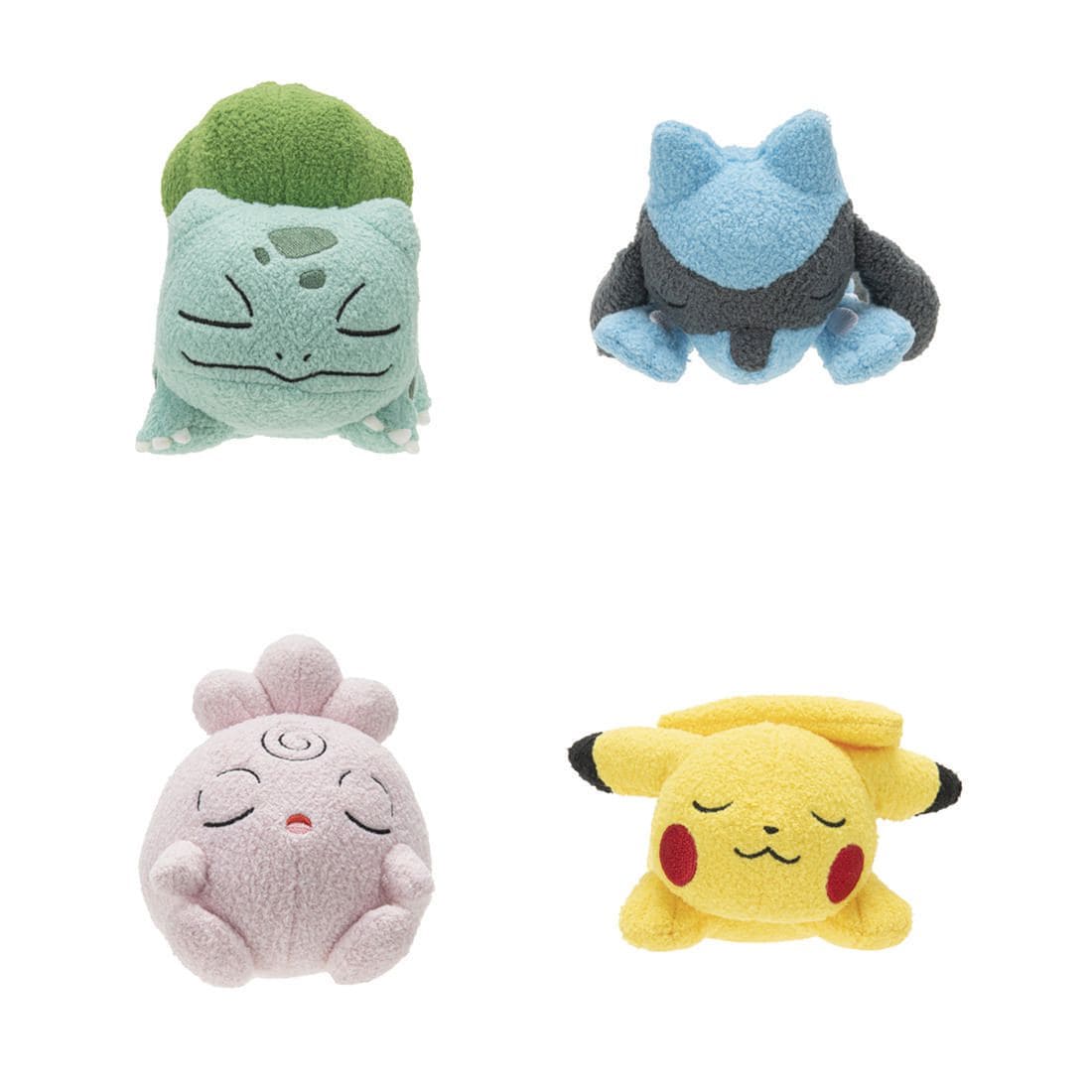 bulbasaur plush sleeping