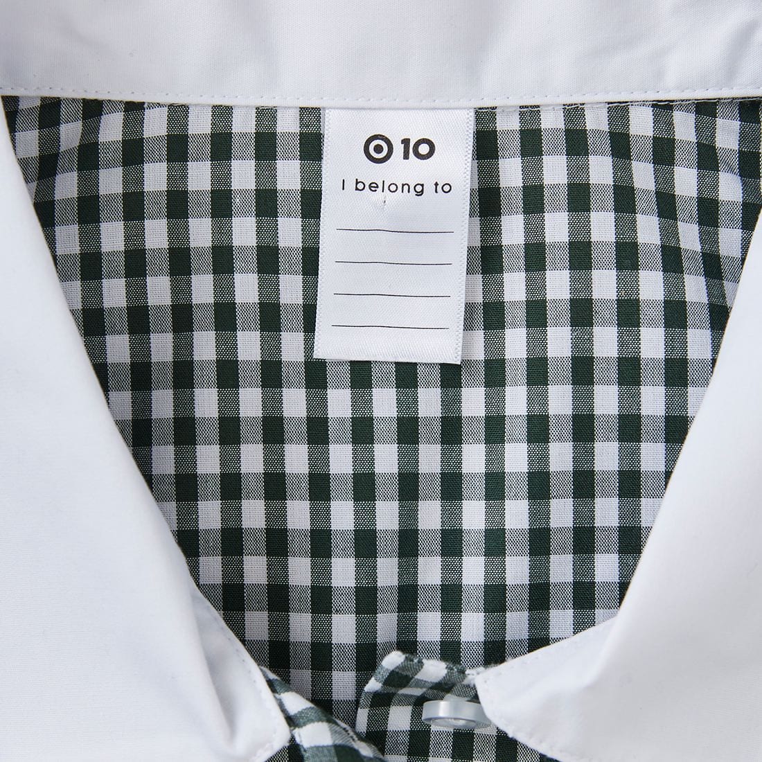 black gingham school dress