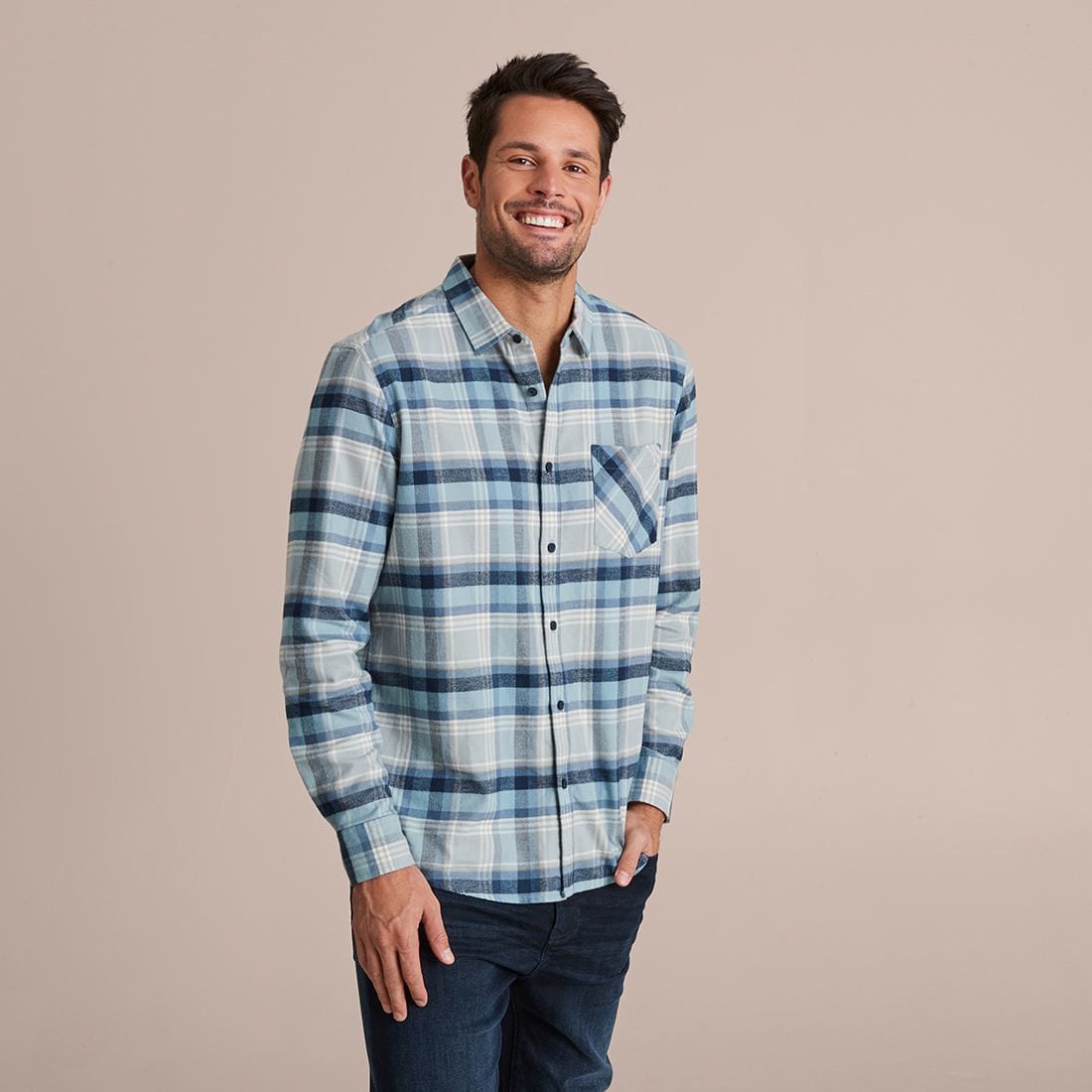 Long Sleeve Flannelette Shirt | Target 