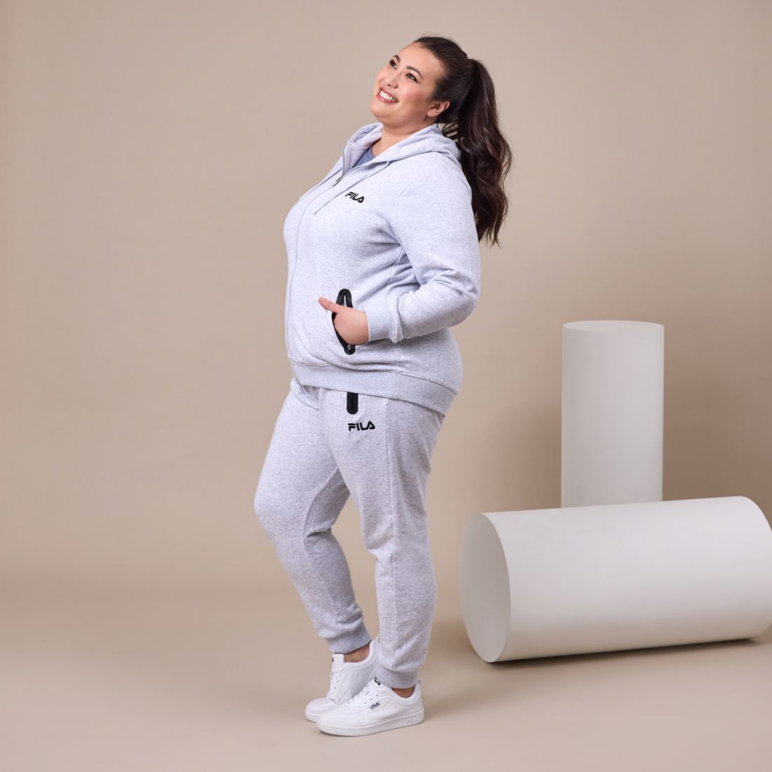 plus size fila tracksuit