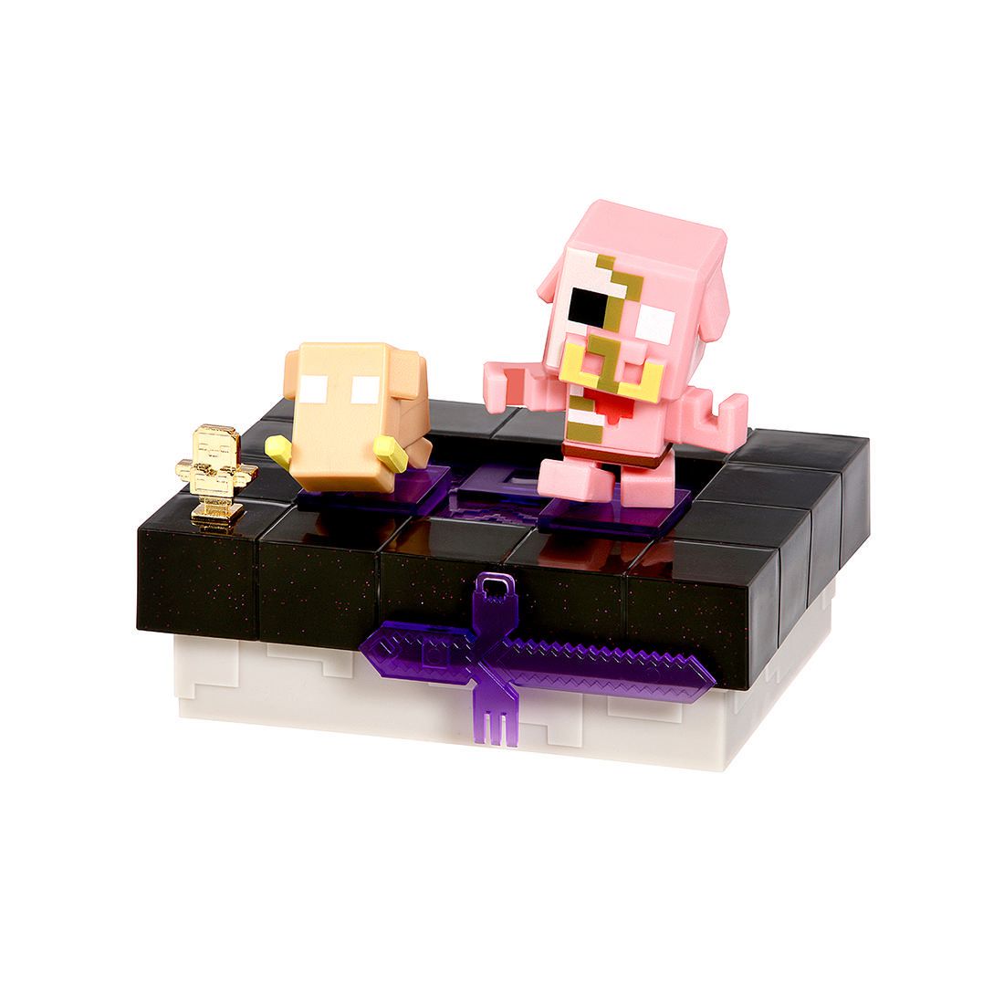TREASURE X Minecraft Nether Portal 2個セット Treasure X Minecraft Mine & Craft Character and Mini MOB