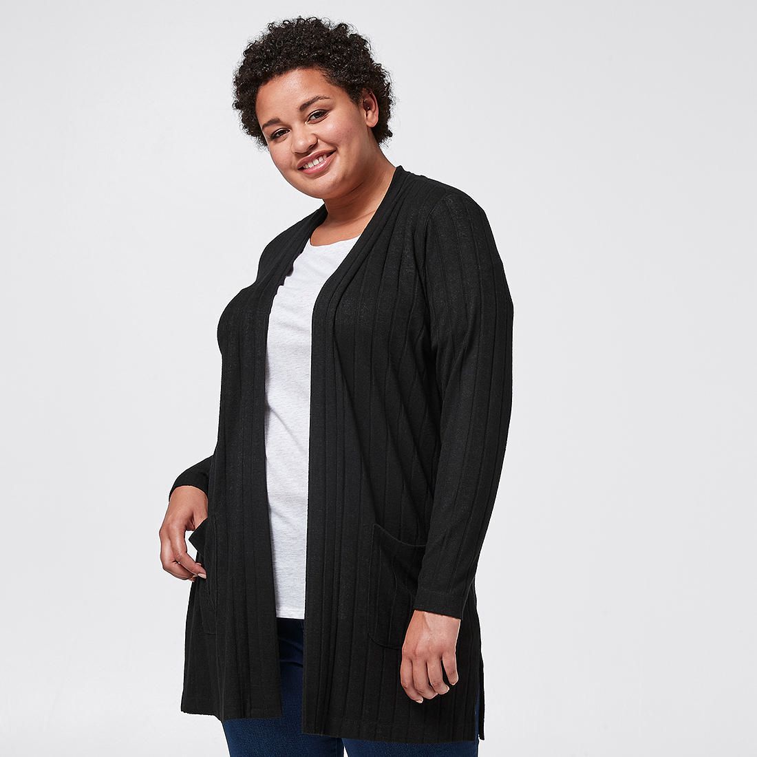 belle curve cardigan