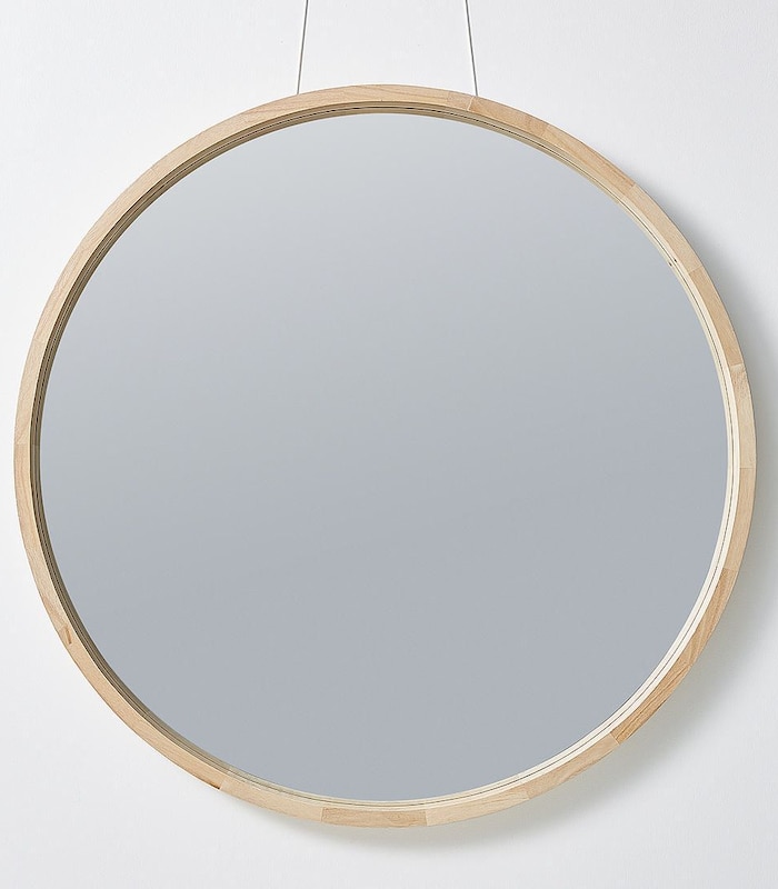 Kmart Round Wooden Mirror With Shelf Mirror Ideas
