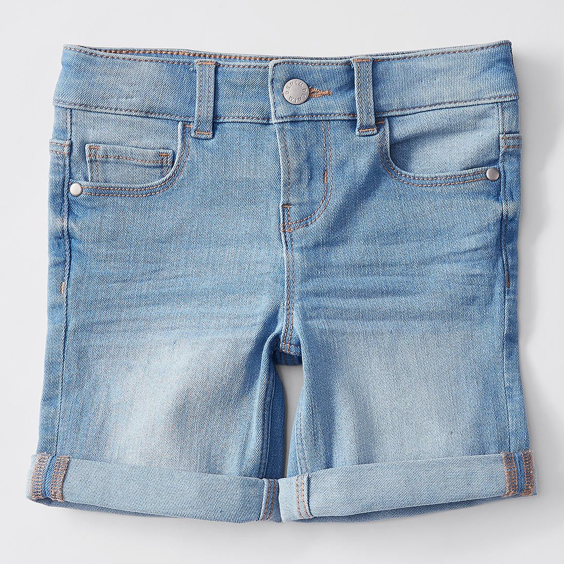 blue jean bermuda shorts