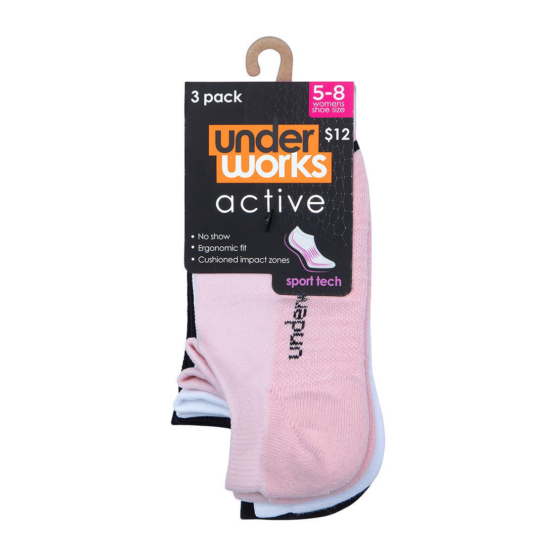 underworks sneaker socks