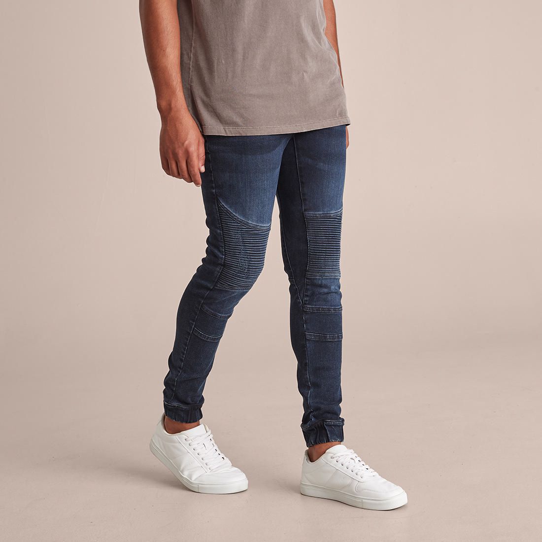 Commons Biker Denim Jogger Pants 