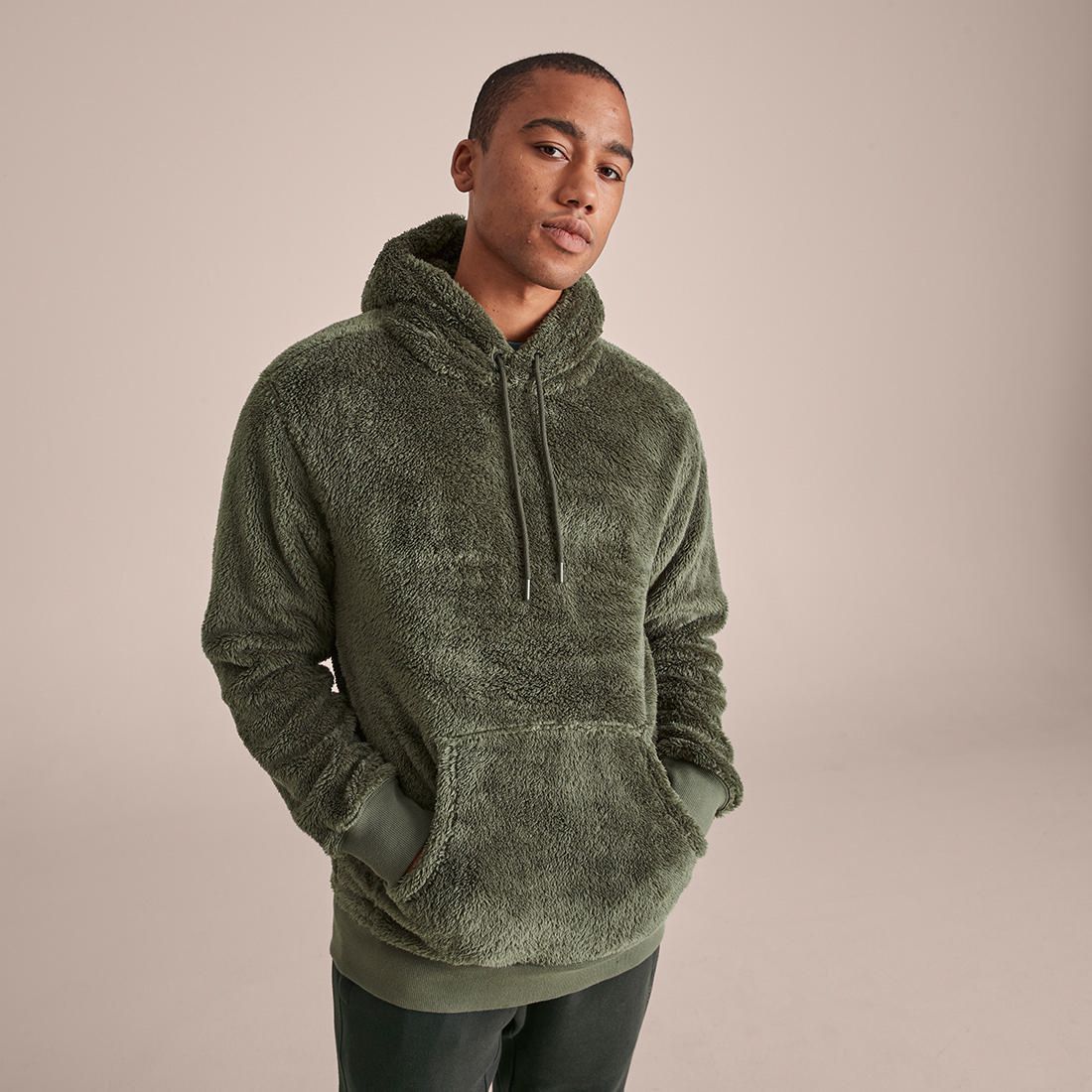 fleece hoodie