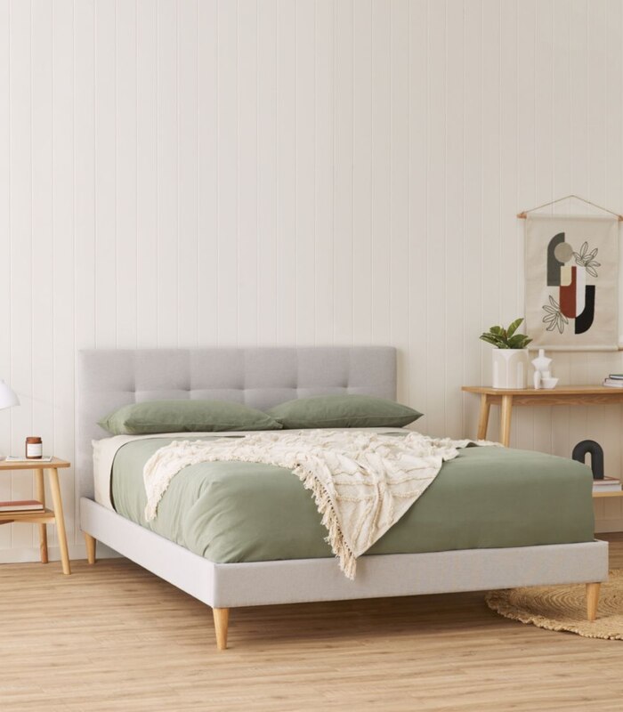 Sienna Queen Bed - Grey – Target Australia