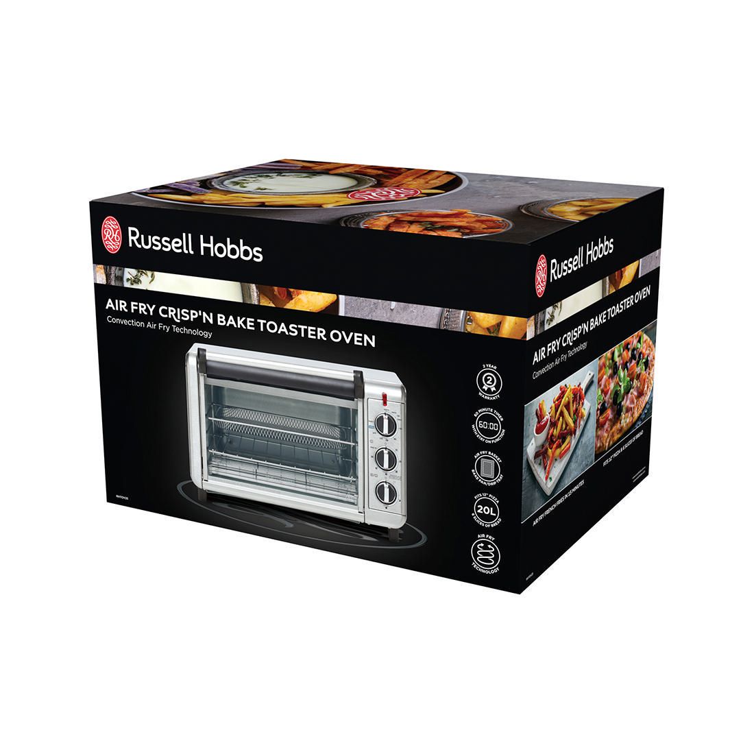 russell hobbs air fry crisp and bake review