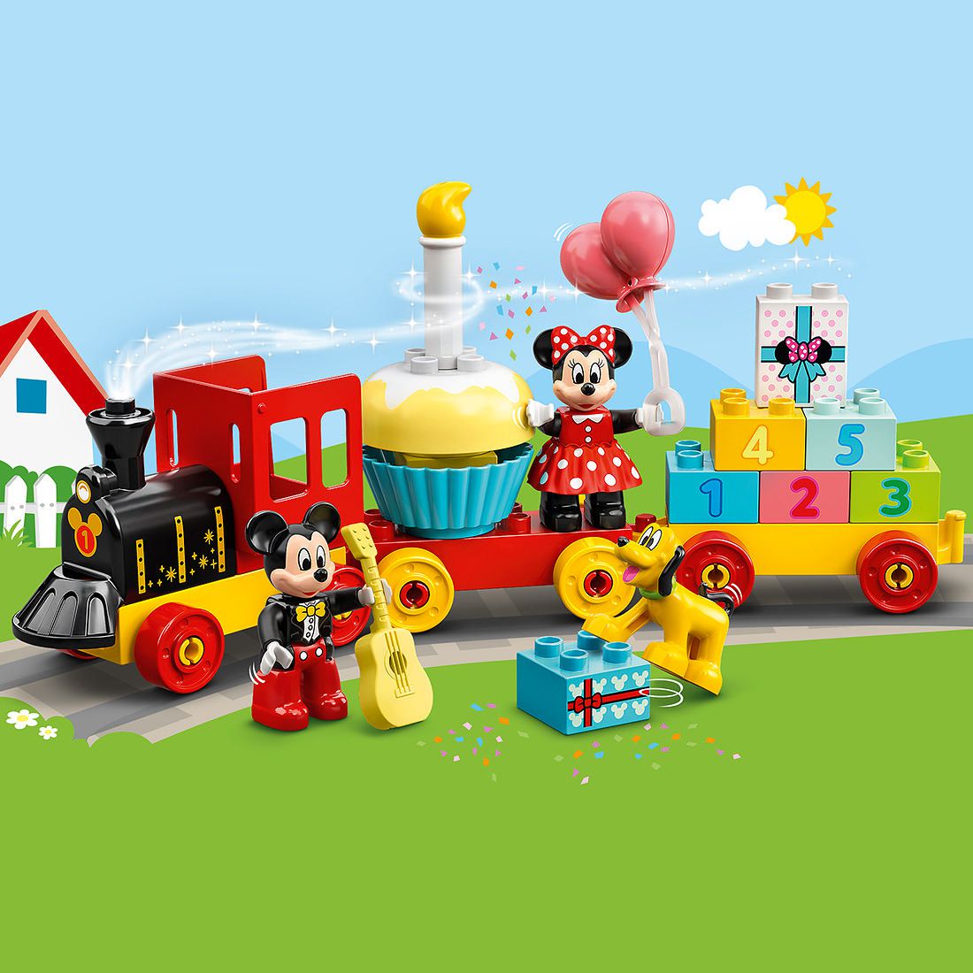 duplo mickey birthday train