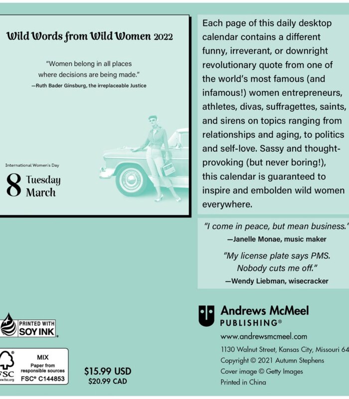 Wild Words From Wild Women 2022 Boxed Calendar | Target Australia