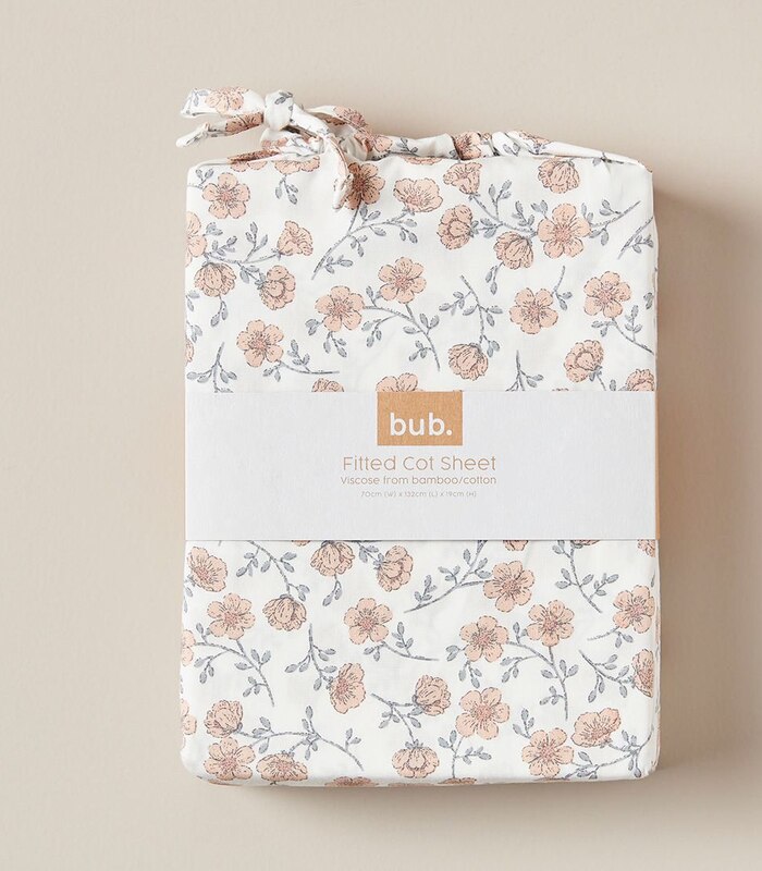 bub. Bamboo Fitted Cot Sheet – Target Australia