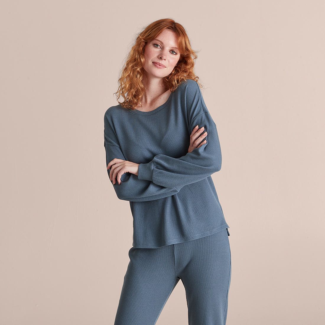 Waffle Sleep Long Sleeve T-Shirt 