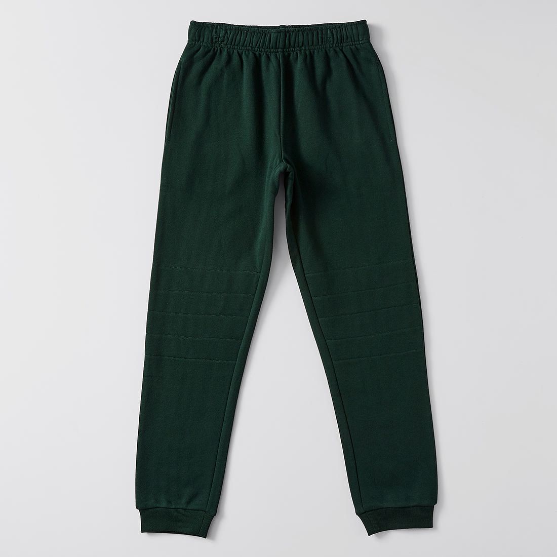school track pants green