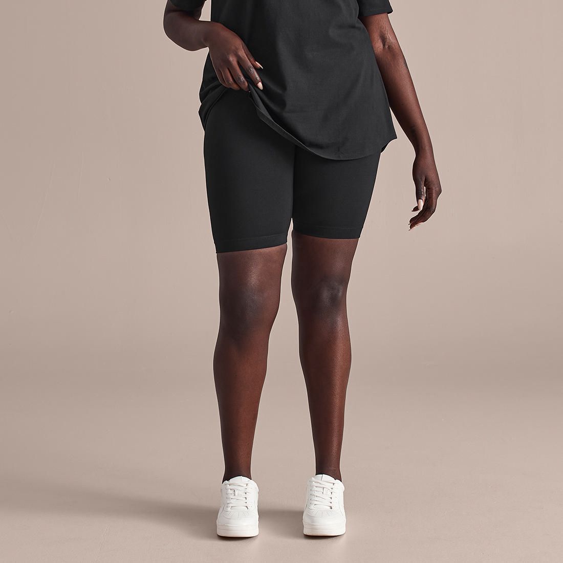 sustainable cotton bike shorts