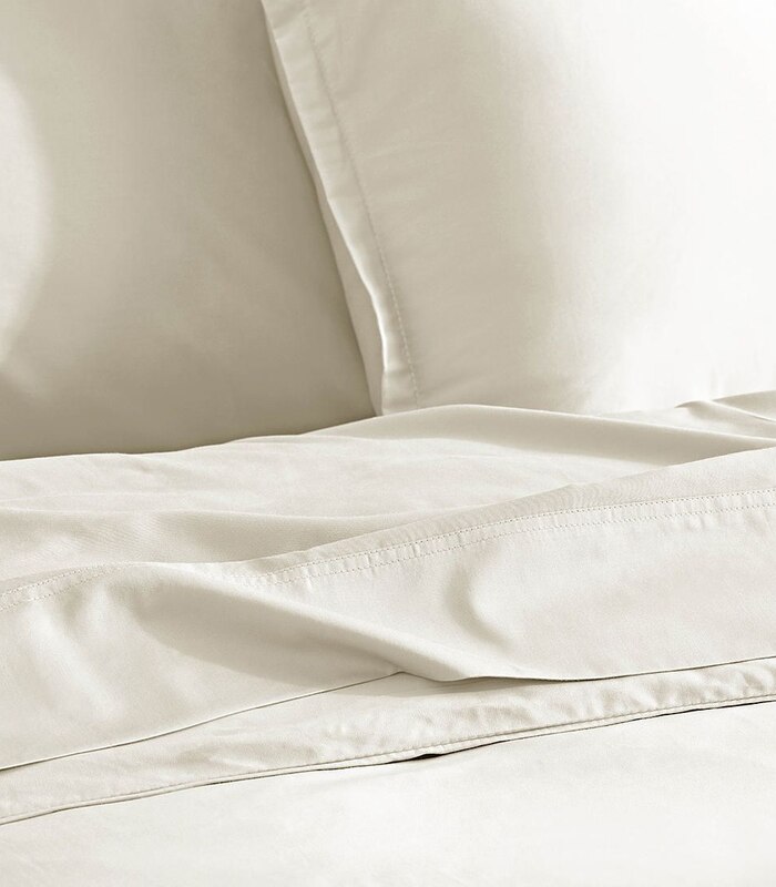 Canningvale Australia Lustro Silky Twill Weave Bamboo Sheet Set Ivory Target Australia