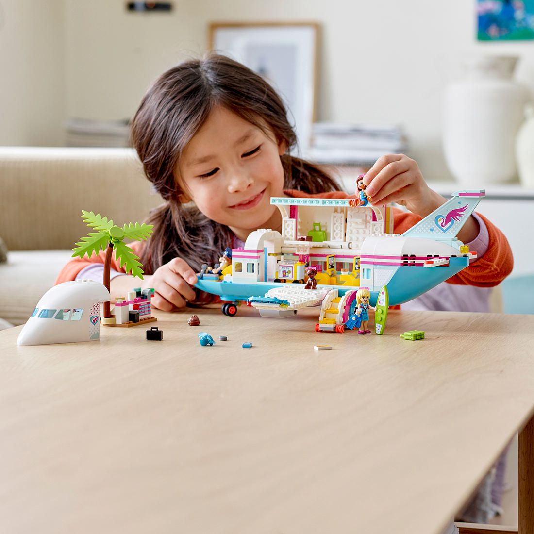 lego friends heartlake airplane